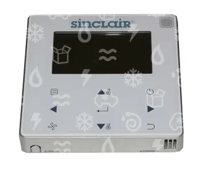 ovladač nástěnný s kabelem SINCLAIR s LCD displejem pro vnitřní jednotky ze série SDV5